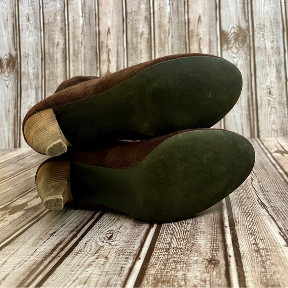 Steve Madden Denvur Brown Slouchy Suede Boots - Picture 7 of 9